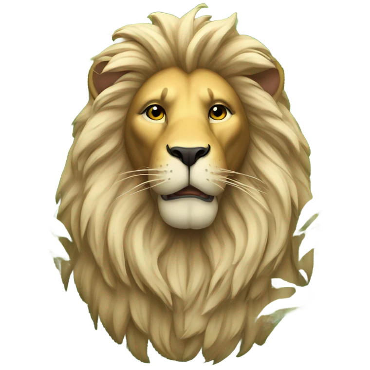 Lion in the selva  emoji