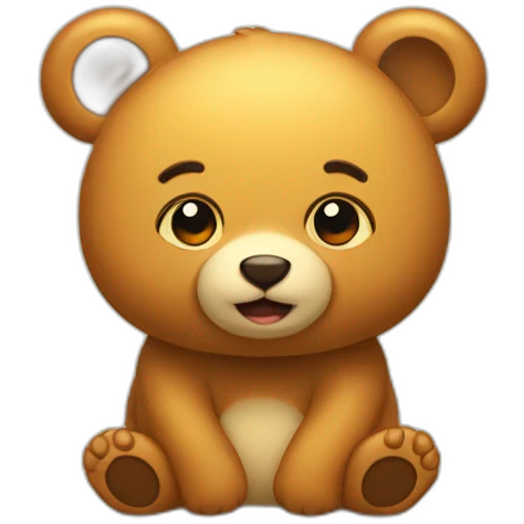 Ours avec miel emoji