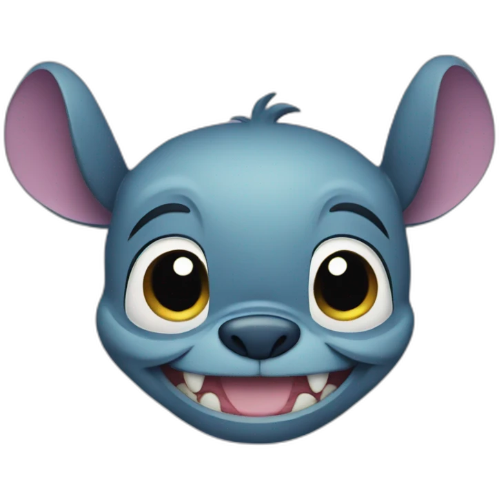 Stitch cartoon emoji