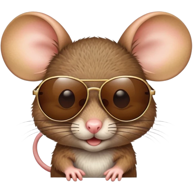 mouse with sunglasses emoji