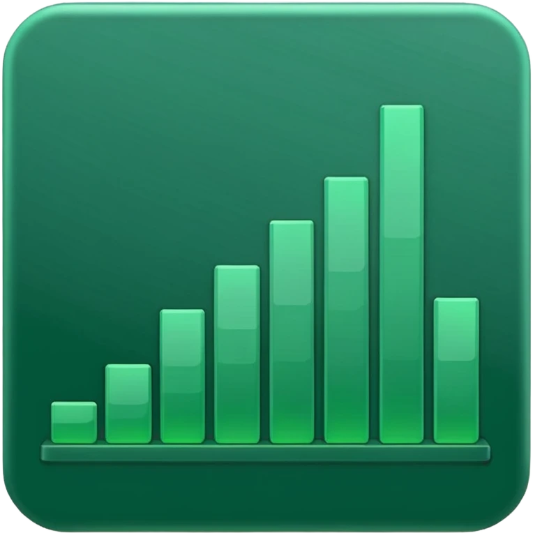 dark green growth graph emoji