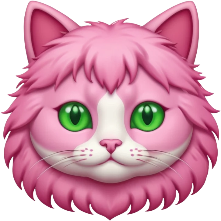 Pink cat  emoji