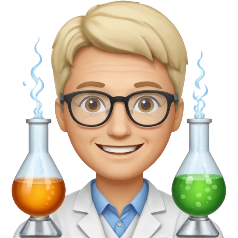 gözlüklü bilim insanı emoji