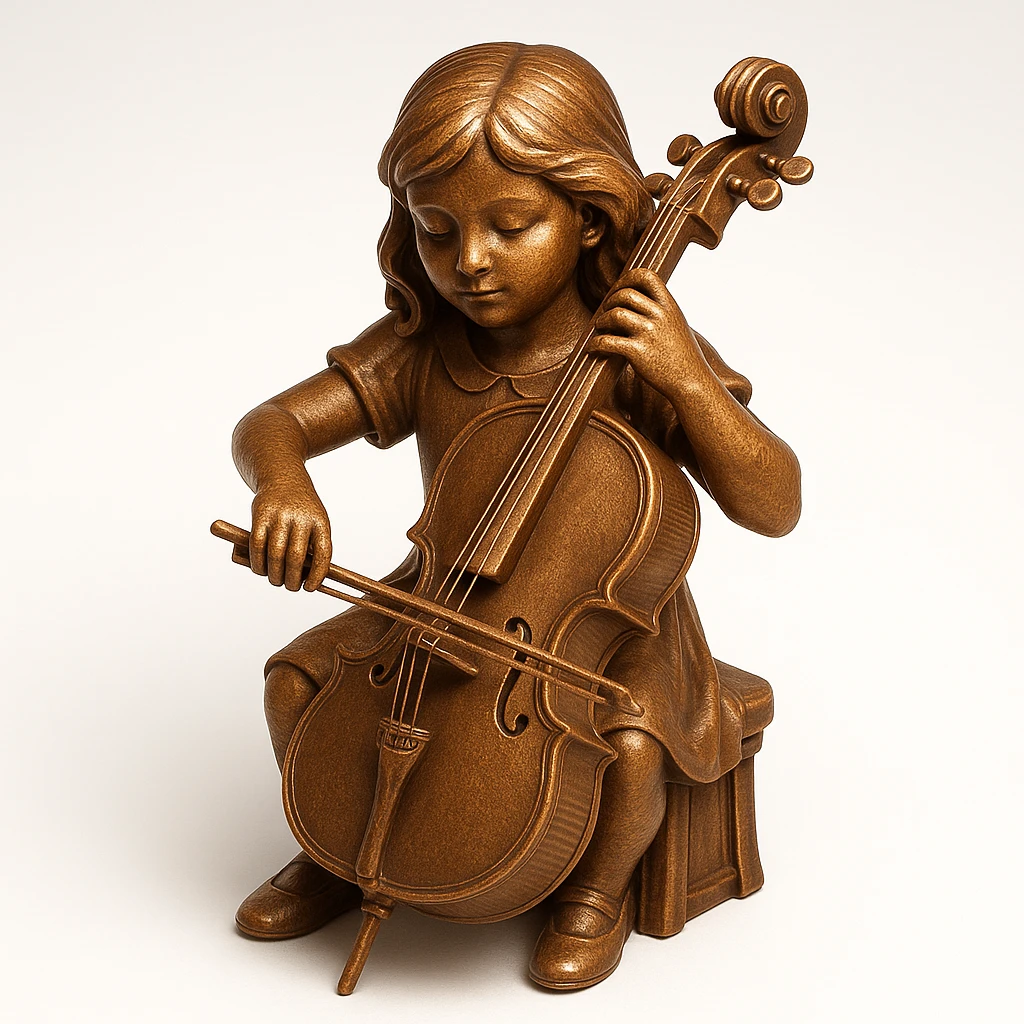 girl playing cello emoji