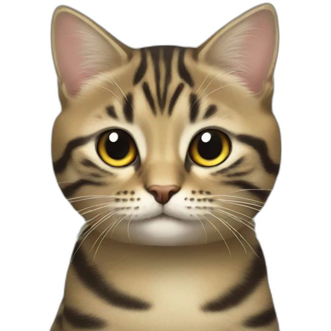 Tortu sur un chat emoji