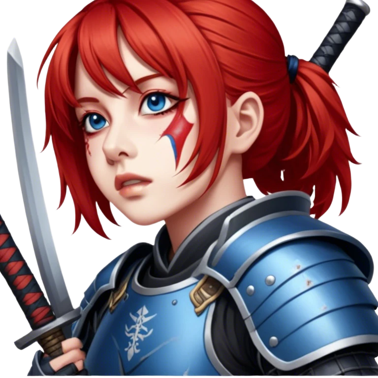 Battle-Ready Samurai emoji