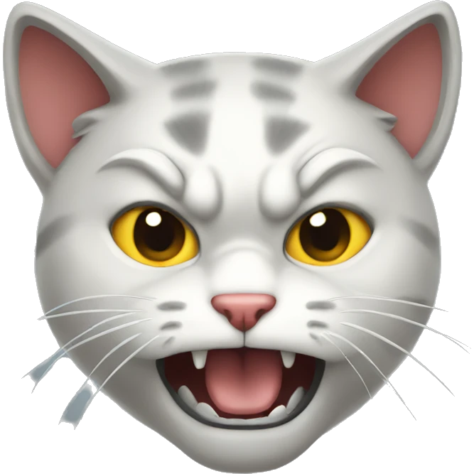 Angry cat emoji