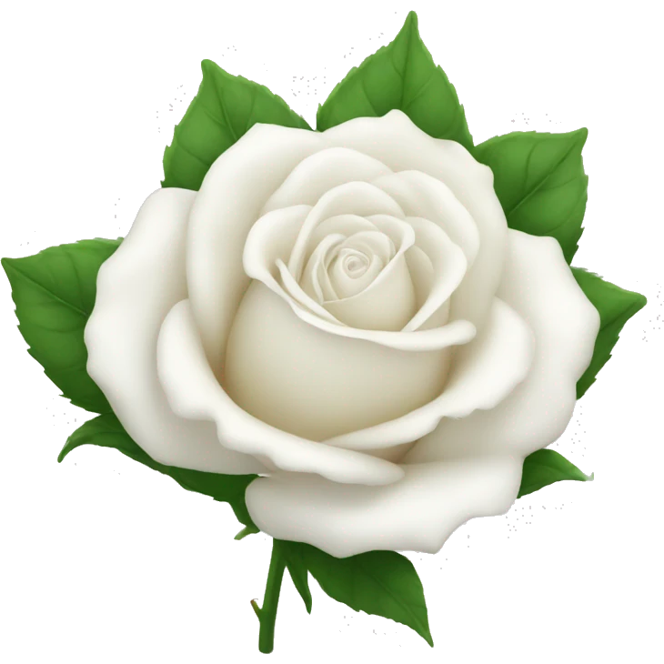 white rose emoji