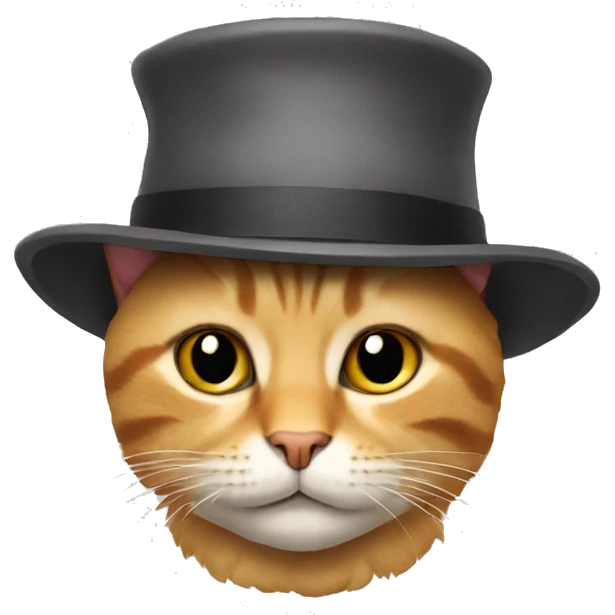 Cat in a hat  emoji