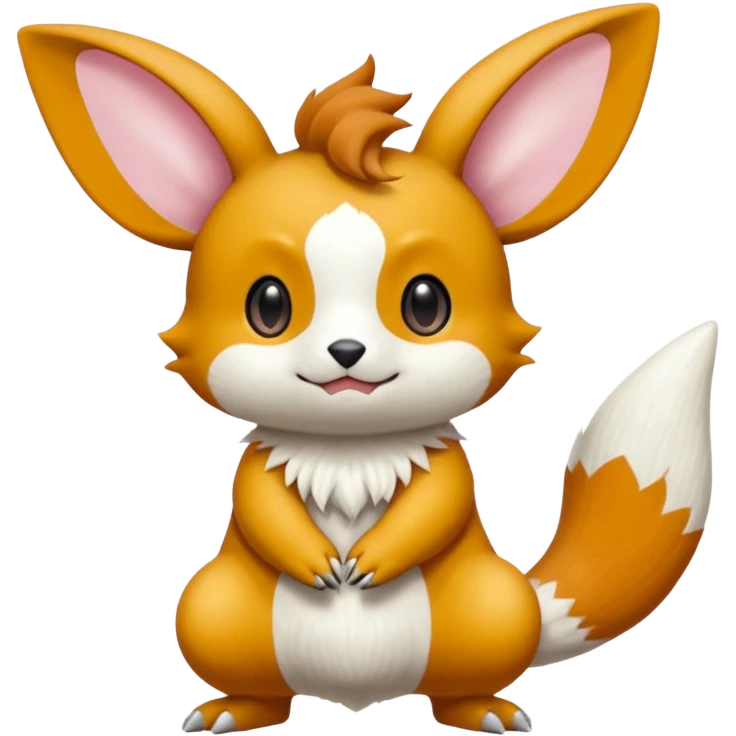 Pancham-Buizel-Minccino-Petilil-Minun-Fakémon-Digimon-fusion-creature emoji