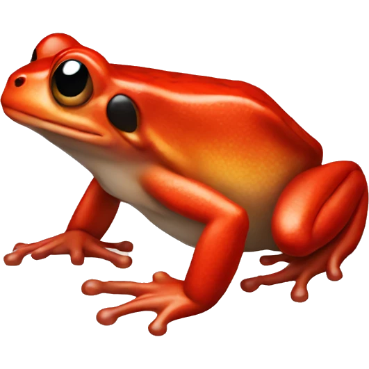 Red frog emoji