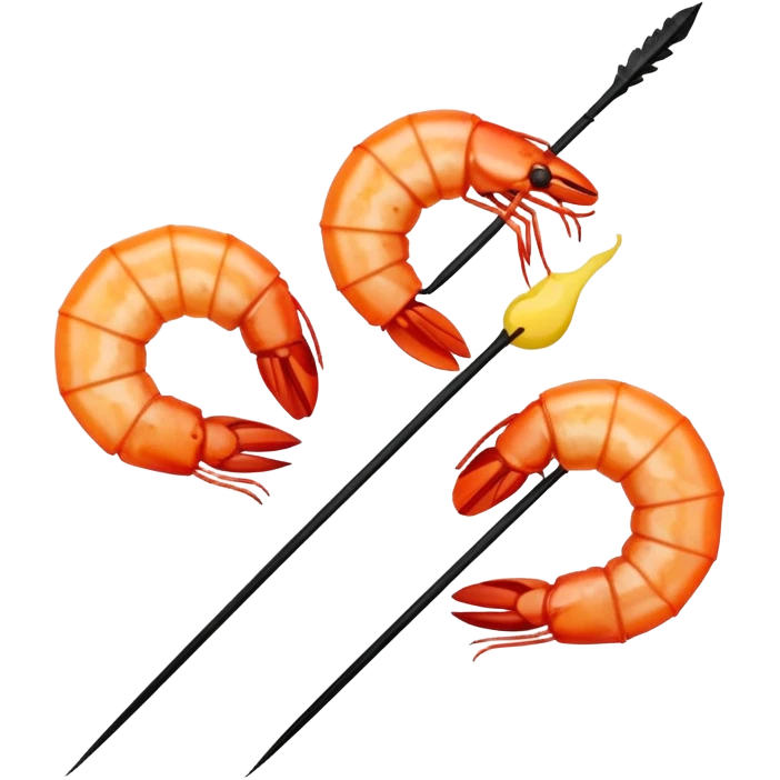 Grilled shrimp emoji