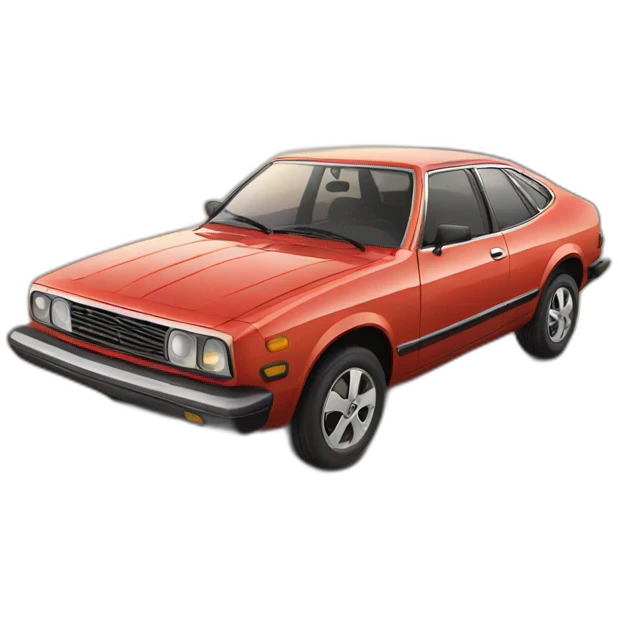 Car with sun emoji