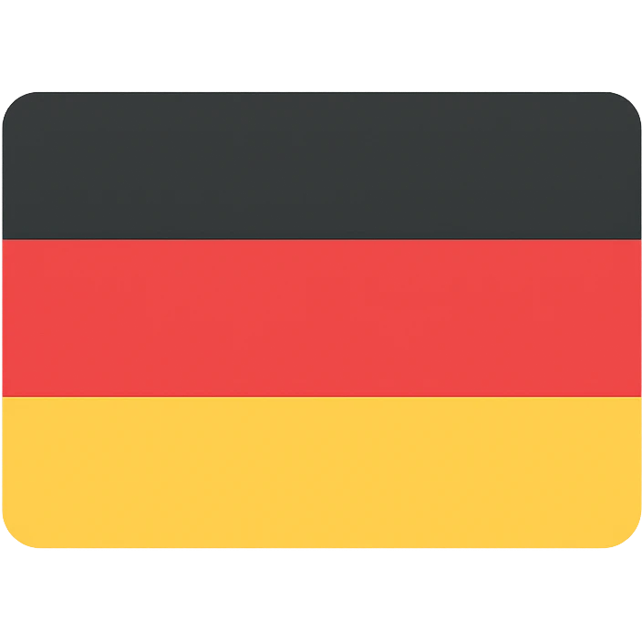 Germany FRG country flag icon with colors emoji