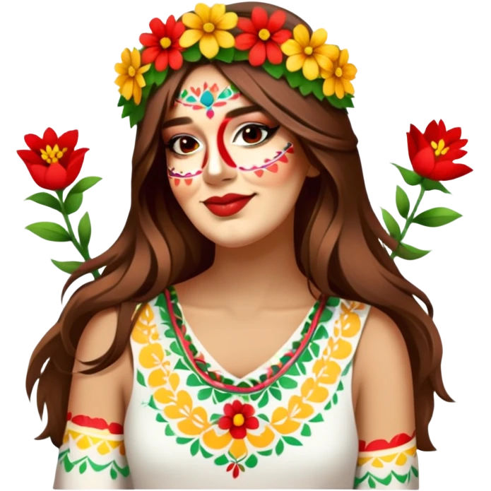 Flower-Crowned Dancer emoji