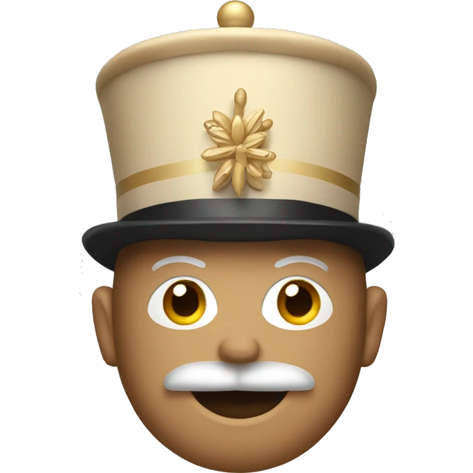 Beige nutcracker emoji