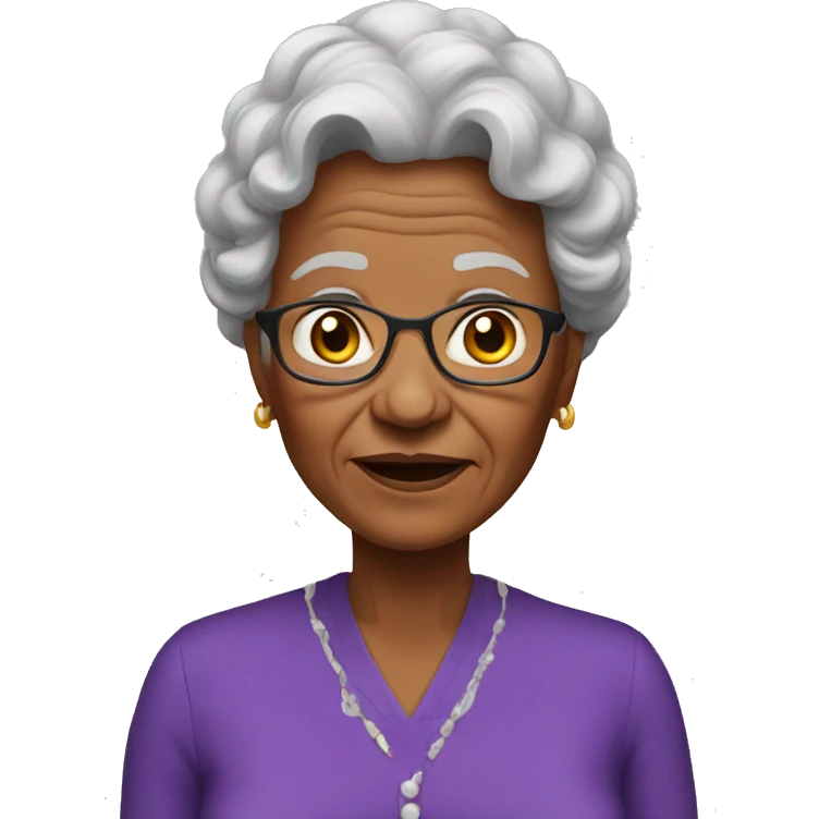grand mother emoji