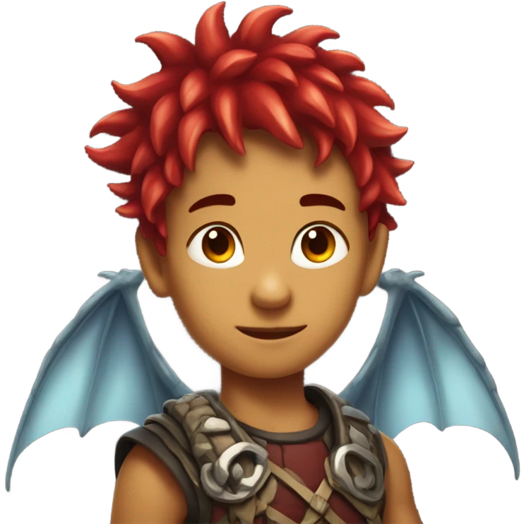 Red Dragon boy emoji