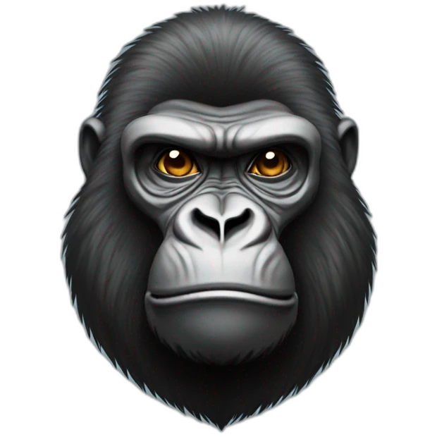 Cool gorilla emoji