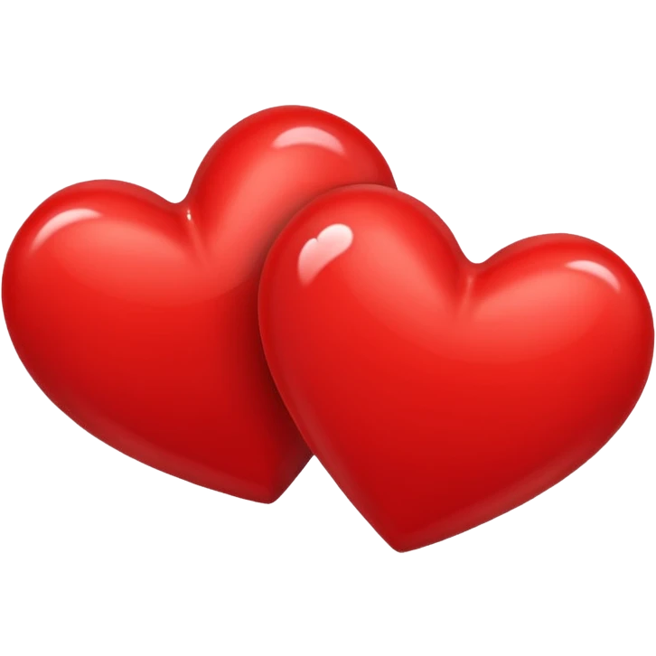 Double red heart emoji