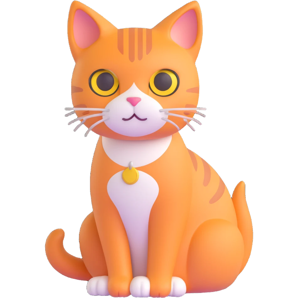 A cat emoji
