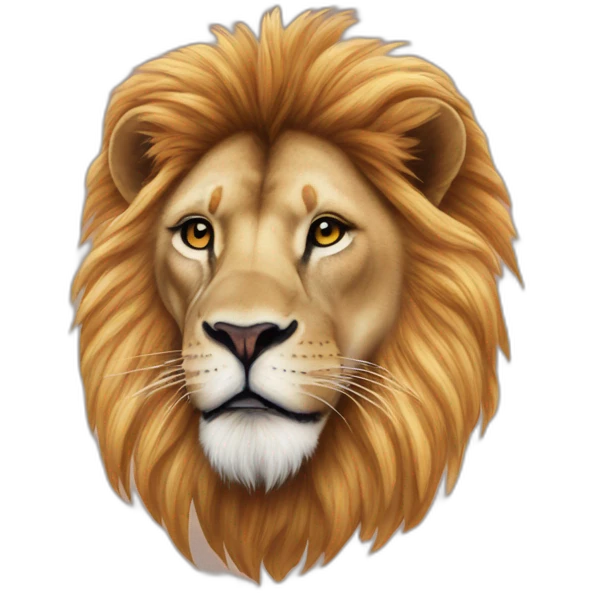Lion sur une maison emoji