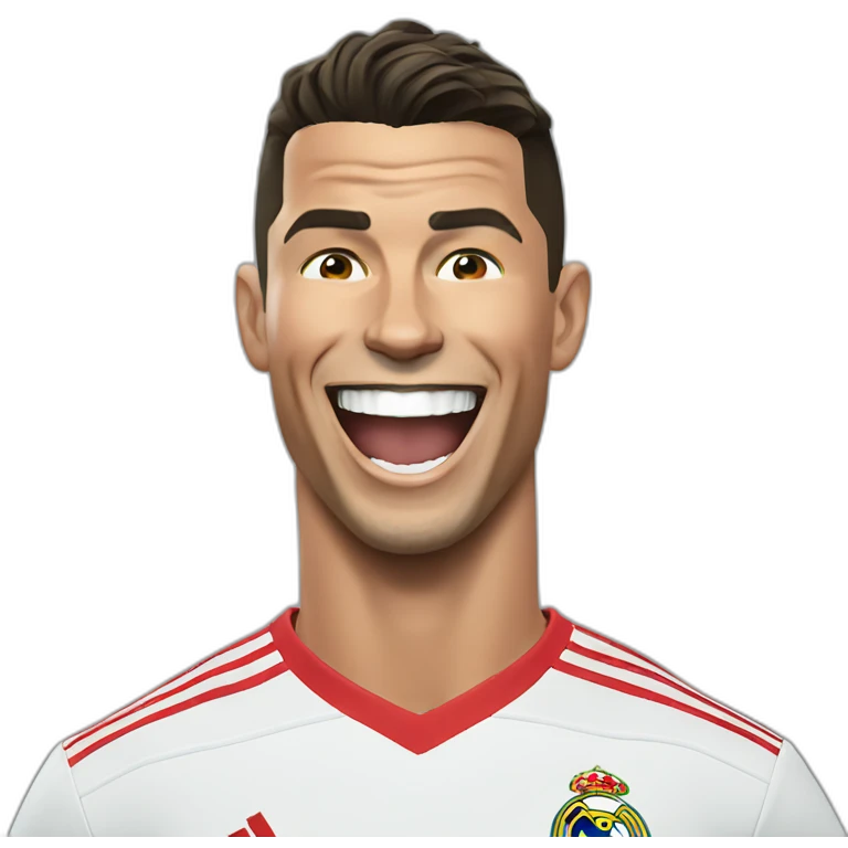 cristiano ronaldo laugh emoji
