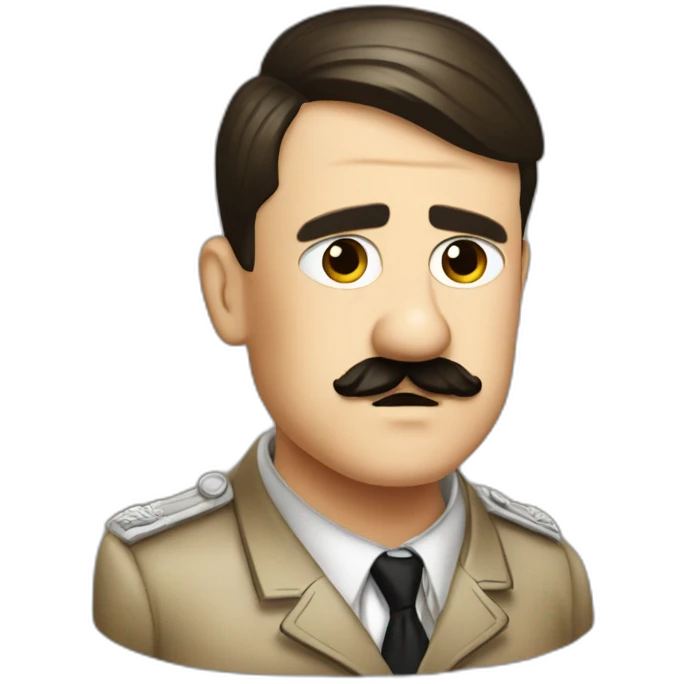 adolf hitler drink beer emoji