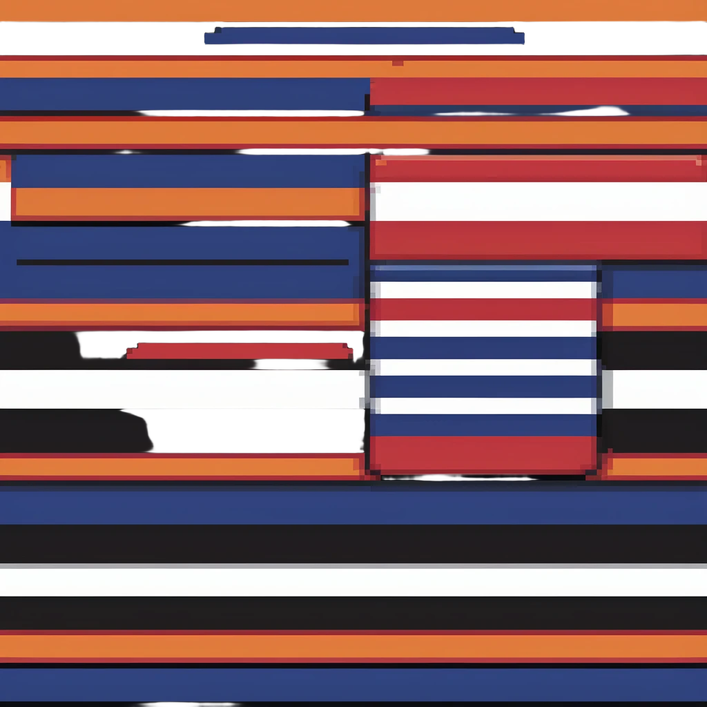 Flag of the Netherlands with red white and blue horizontal stripes emoji
