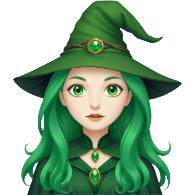 green witch emoji