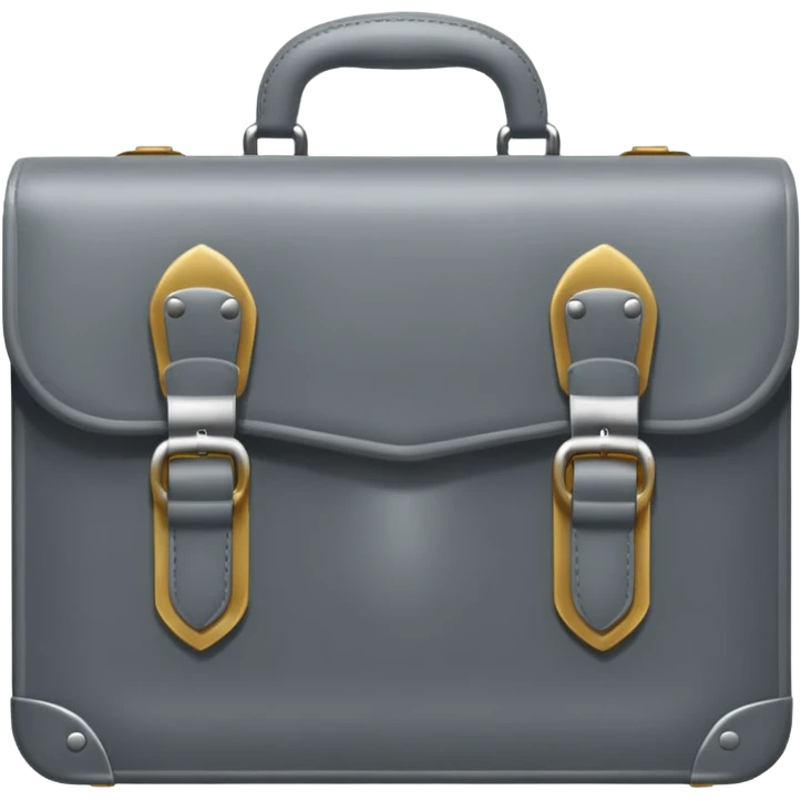 grey metal briefcase emoji
