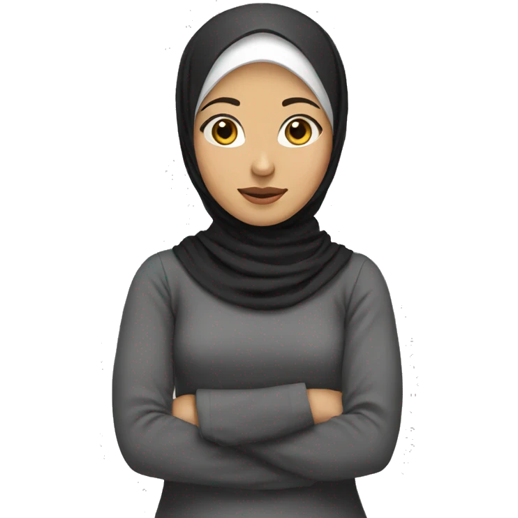 Asian hijab Girl  emoji