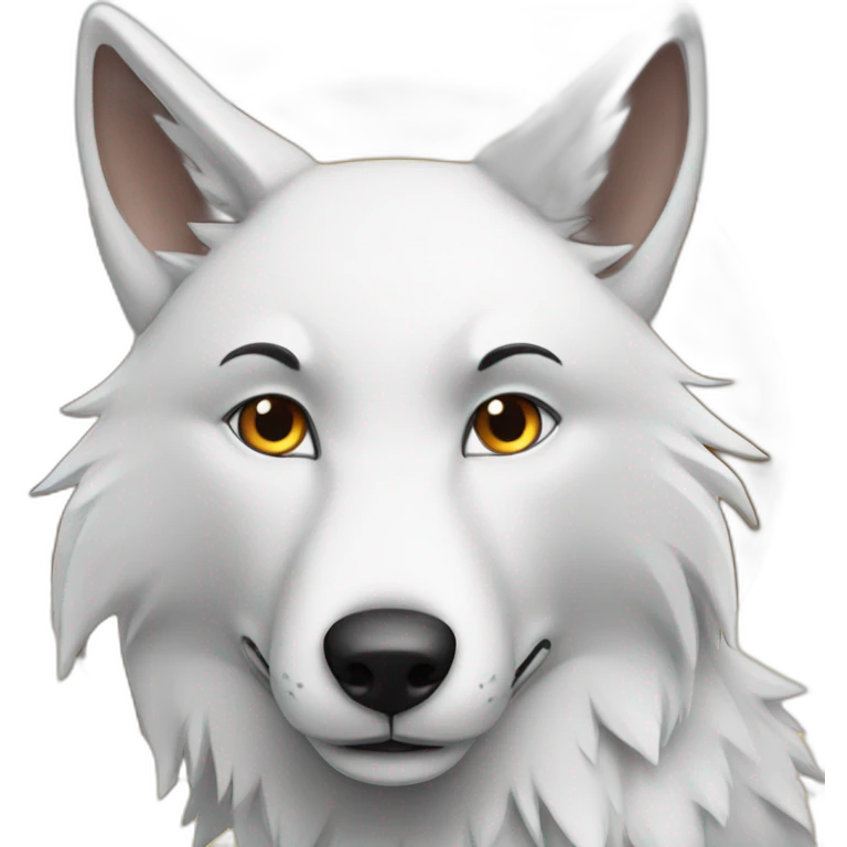 Loup et renard  emoji