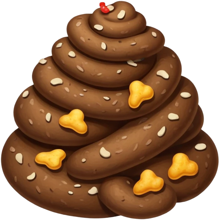 Un caca qui se pignouf emoji