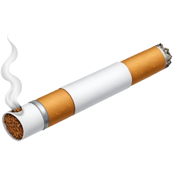 white cigarette emoji