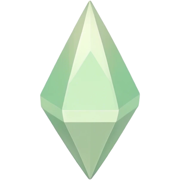  beige pastel plumbob sims  emoji