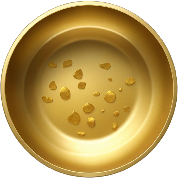Gold pan  emoji