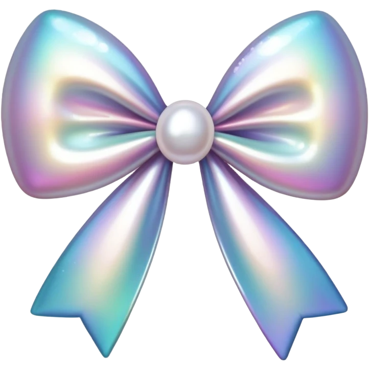 bow made of pearls emoji