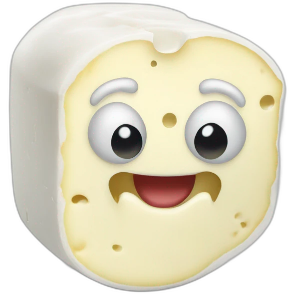 mozzarella cheese emoji