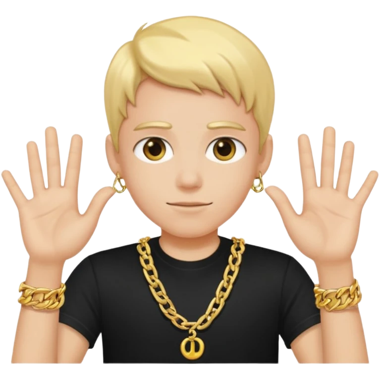 Le signe Jul avec les mains emoji