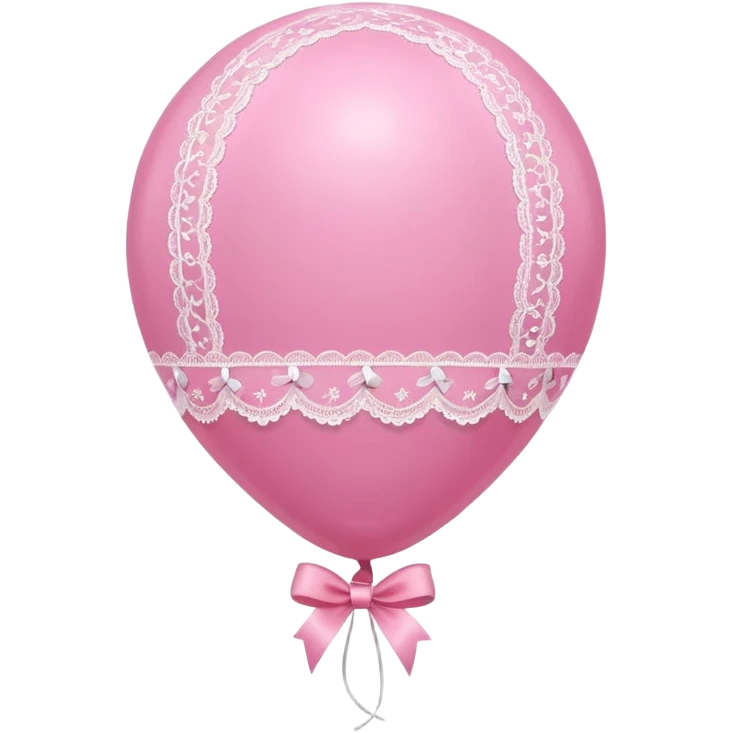 pink balloon with subtle wedding decorations emoji