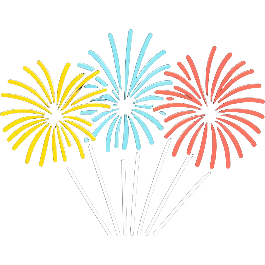 Fireworks with 2026 emoji