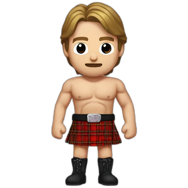 Roddy Piper WWE kilt emoji