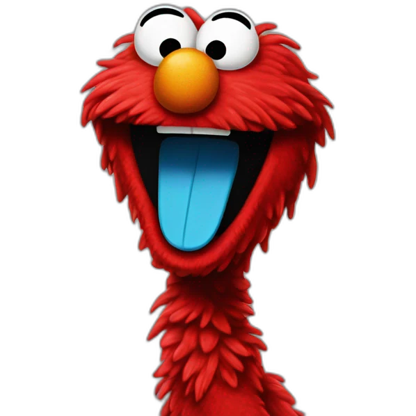 elmo laughing emoji