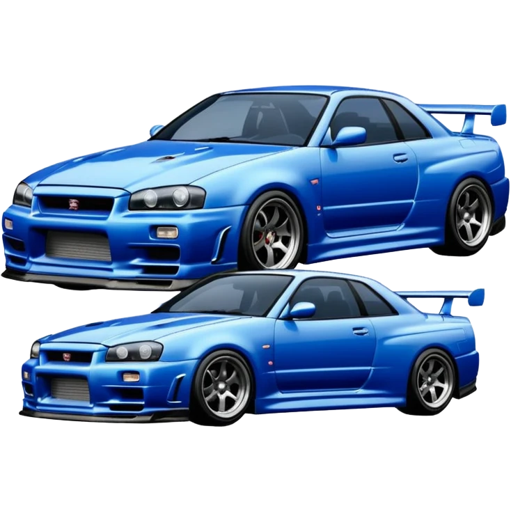 car Nissan Skyline GT-R R34 1999 like in the movie Fast and Furious  emoji