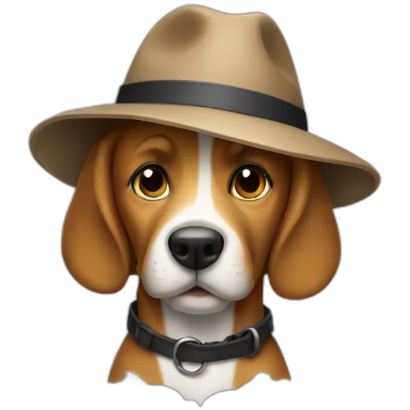 dog detective emoji