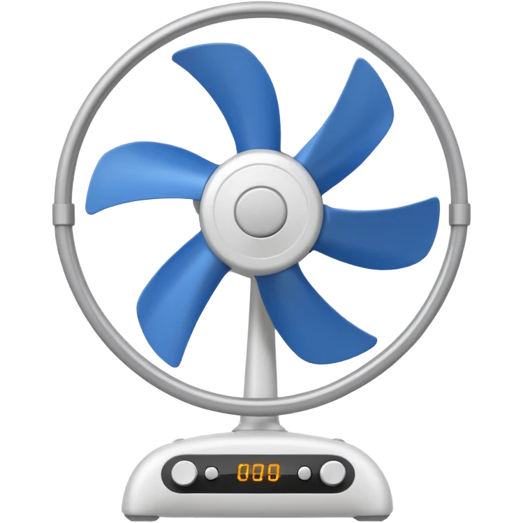 electric fan cartoon emoji
