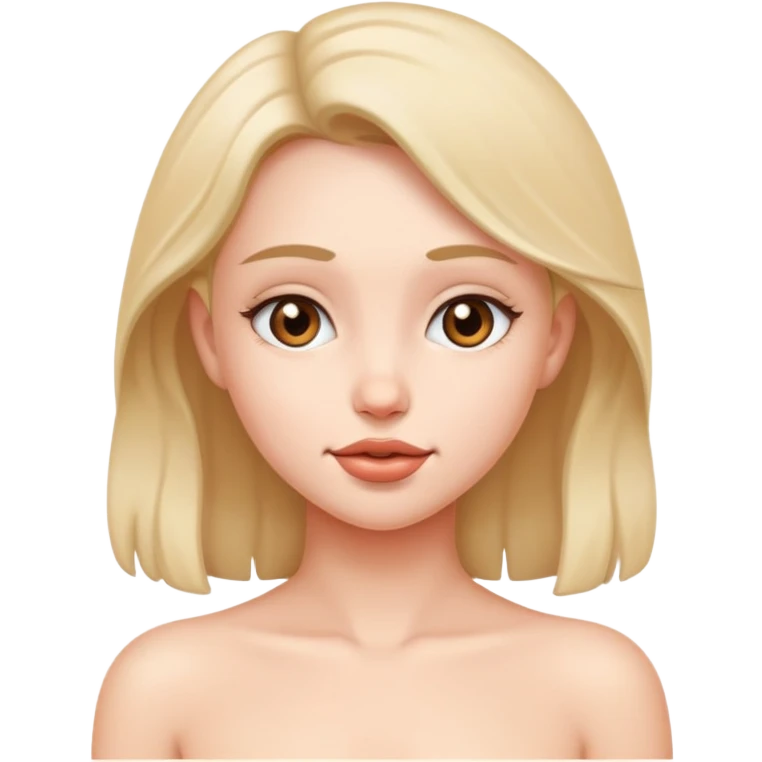 Nude girl  emoji