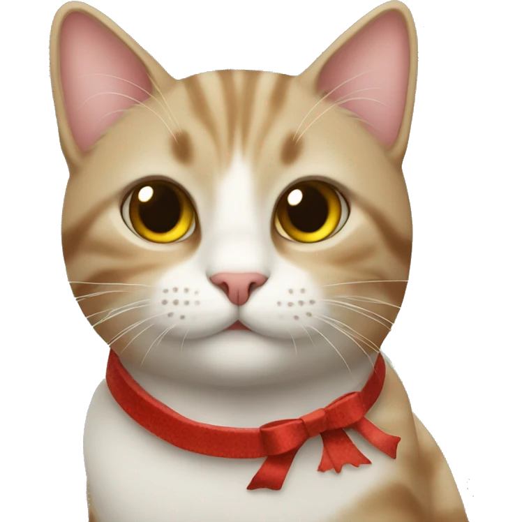 CAT with Christmas  emoji