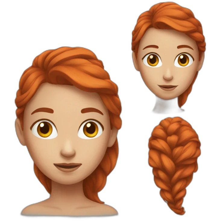redheaded girl emoji